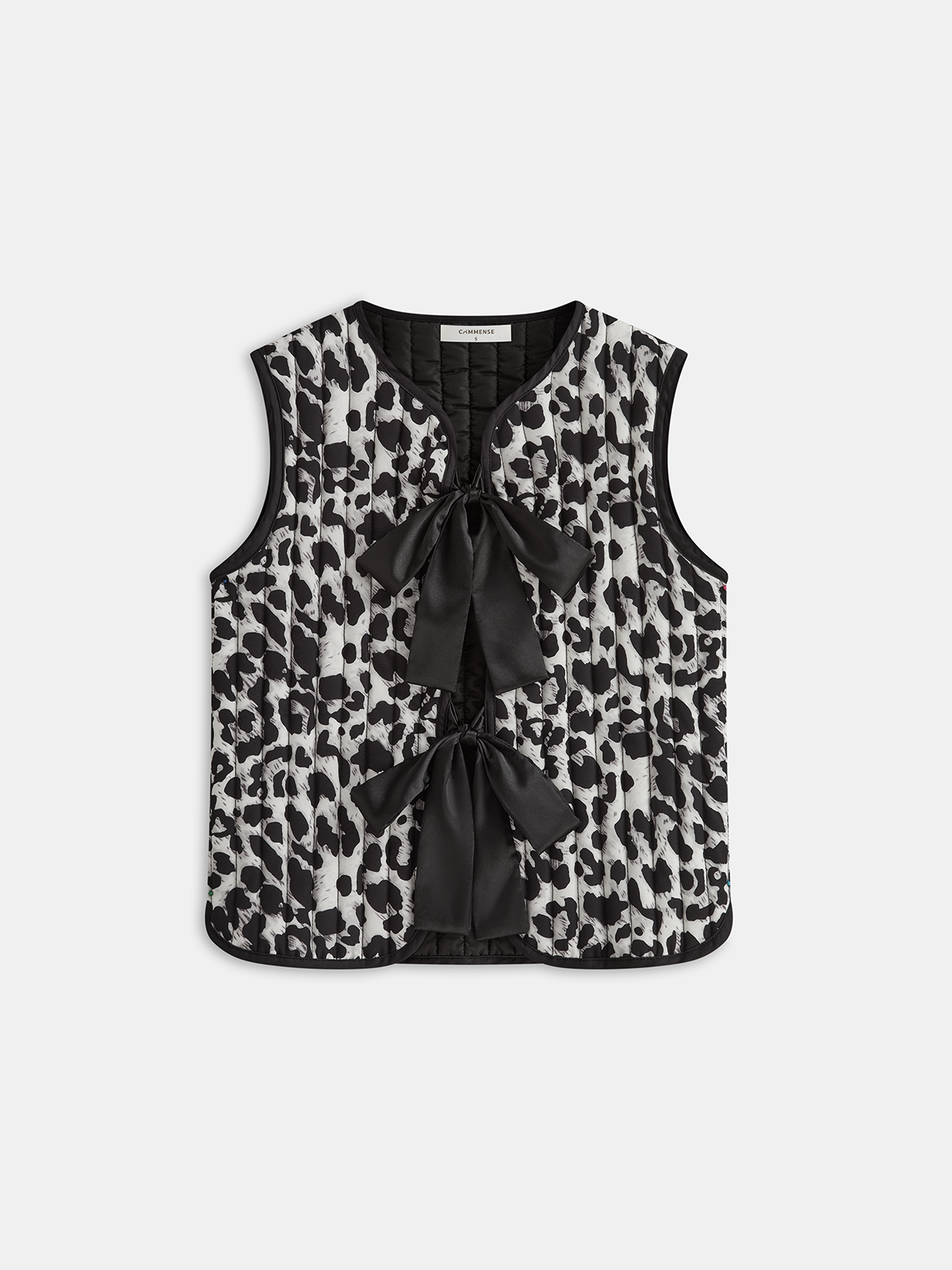 Leopar Desenli Yastıklı Yelek