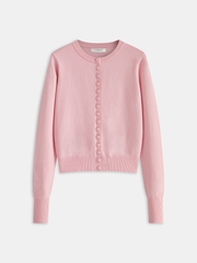 Ön Düğmeli Triko Hırka