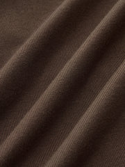 Asimetrik Kırışık Uzun Kollu Tişört