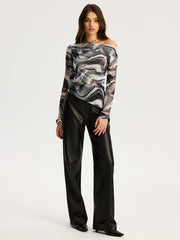 Fırtınalı Omuz Açık Üst