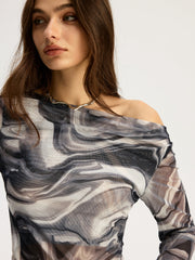 Fırtınalı Omuz Açık Üst