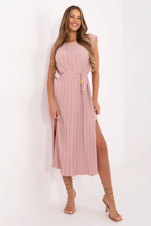 Modern Flared Midi Yazlık Elbise